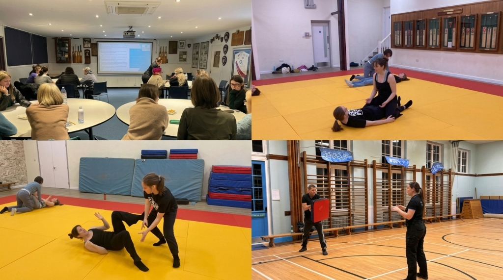 Martial arts and self defence training session in Lewes